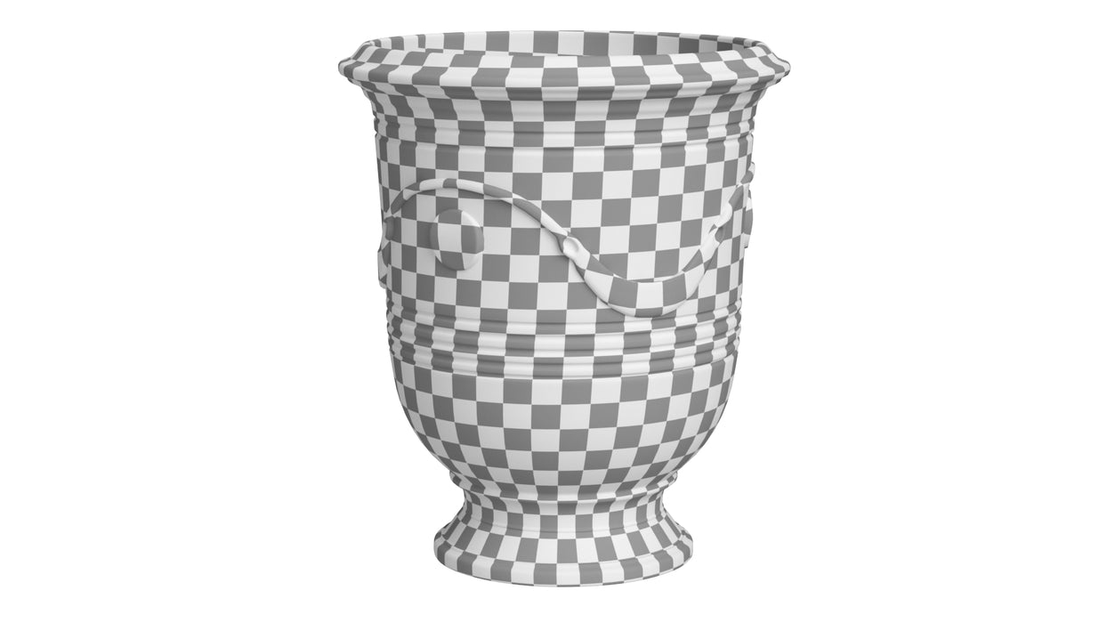 French Anduze Garden Vase 3D Model