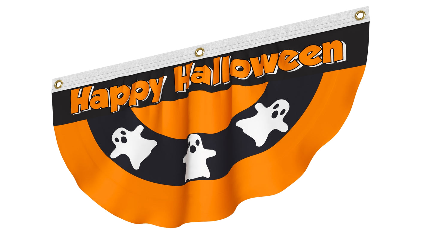 Halloween Flag Bunting Set 3D Model