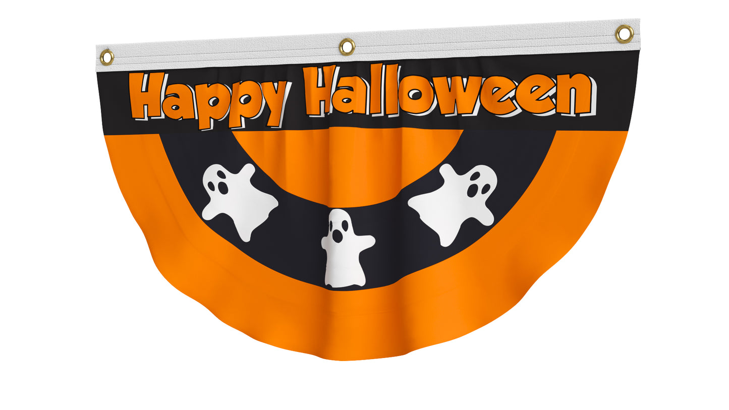 Halloween Flag Bunting Set 3D Model