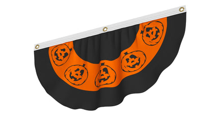 Halloween Flag Bunting Set 3D Model