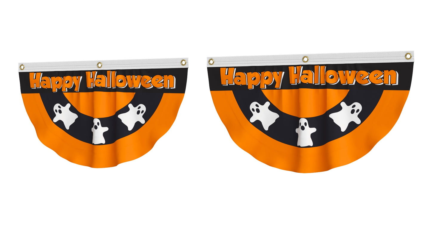 Halloween Flag Bunting Set 3D Model