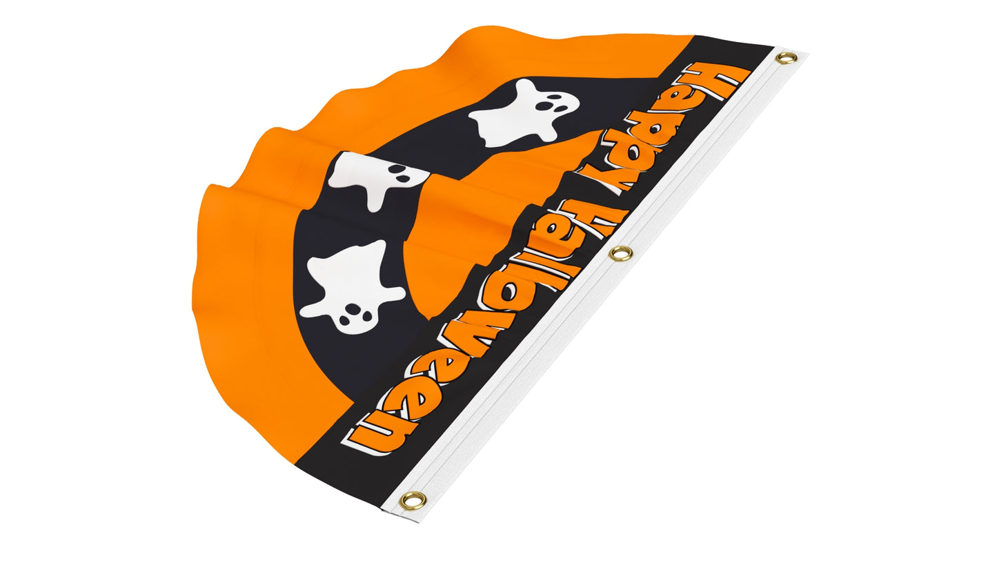 Halloween Flag Bunting Set 3D Model