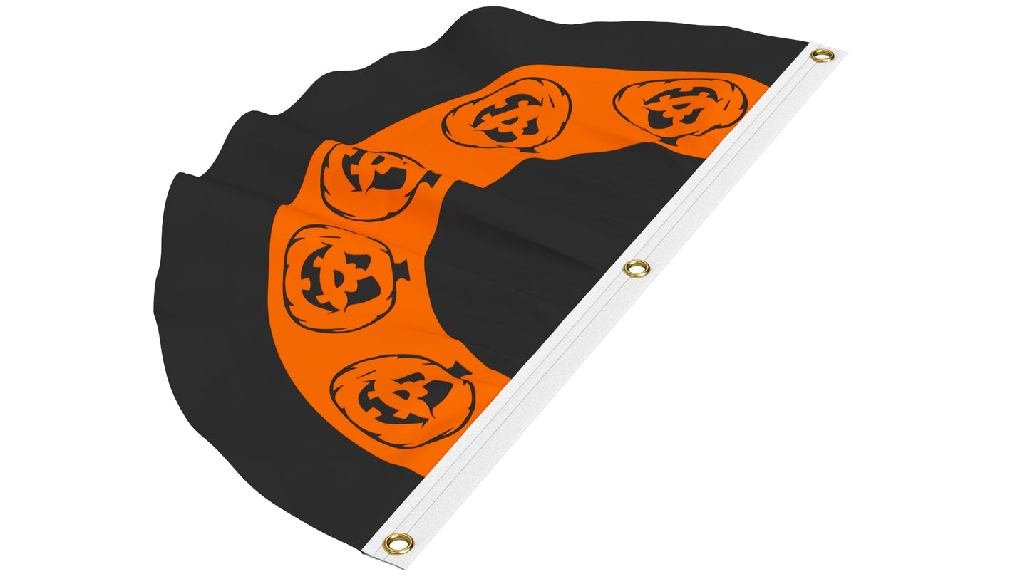 Halloween Flag Bunting Set 3D Model