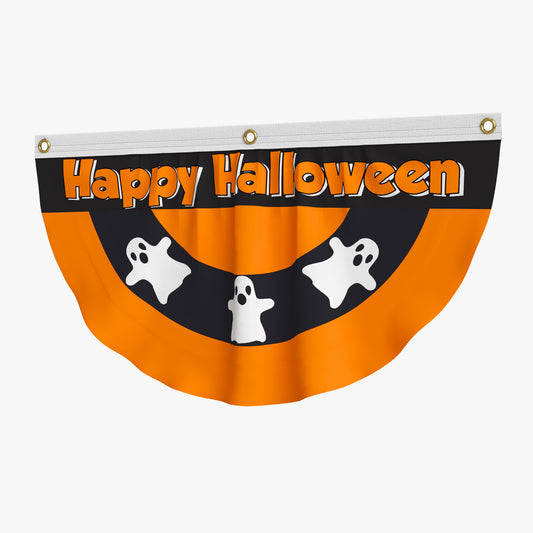 Halloween Ghost Bunting Flag 3D Model