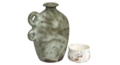 Handmade Ceramic Bottle and Bowl 3D Model