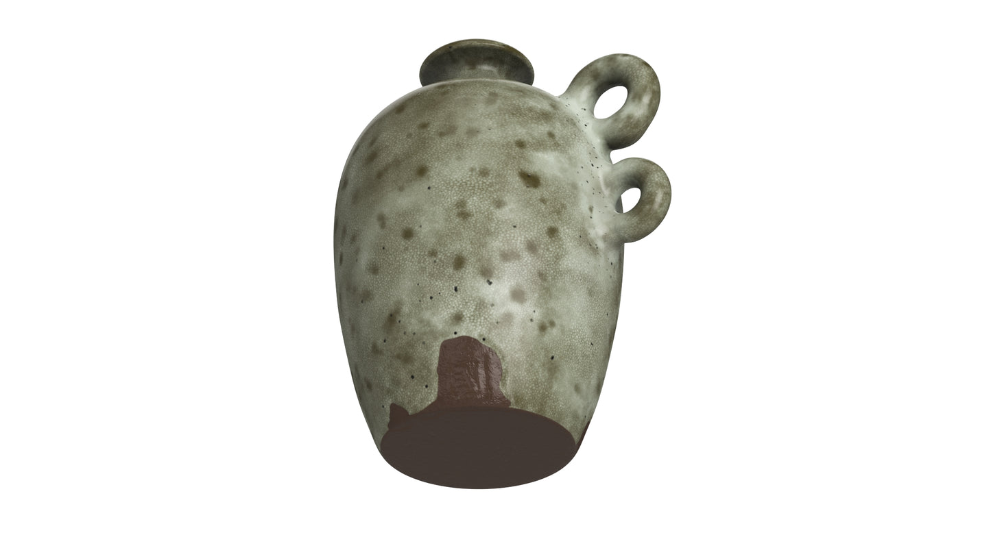 Handmade Ceramic Bottle and Bowl 3D Model