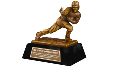 Yellow Heisman Memorial Trophy Award 3D Model