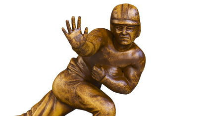 Yellow Heisman Memorial Trophy Award 3D Model