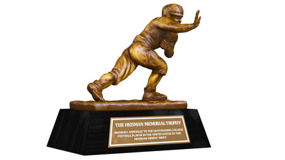 Yellow Heisman Memorial Trophy Award 3D Model