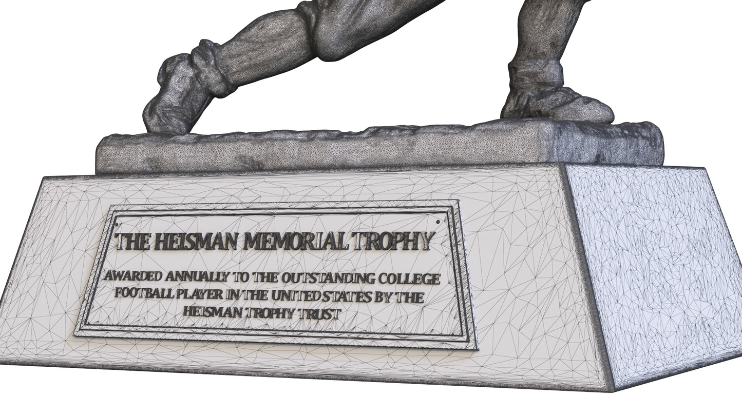 Heisman Memorial Trophy 3D Print Model