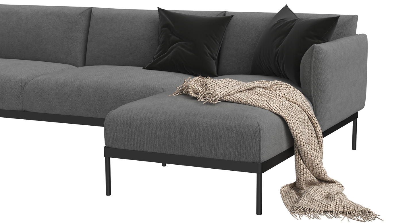 IKEA Applaryd Sofa with Chaise Longue 3D Model