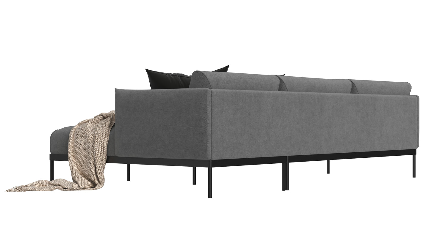 IKEA Applaryd Sofa with Chaise Longue 3D Model