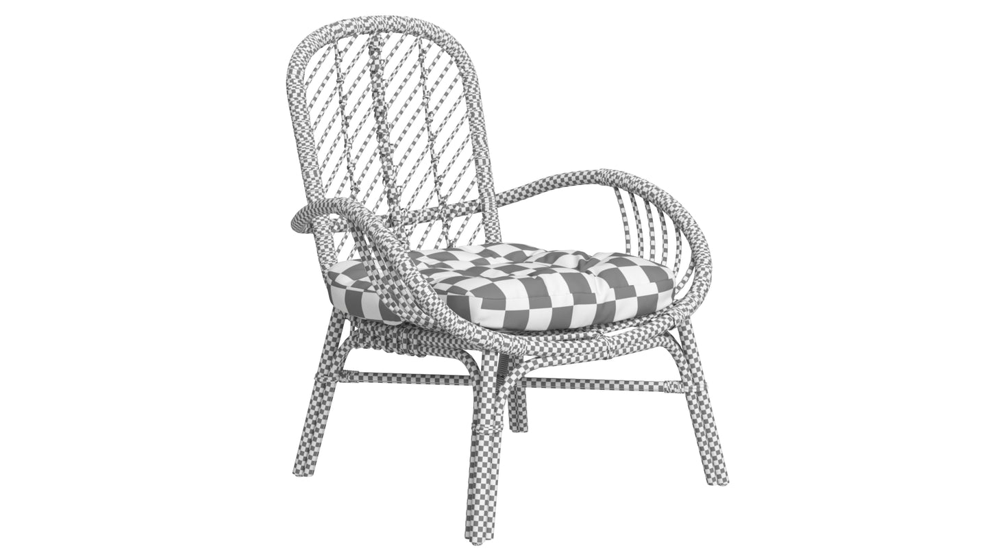 IKEA Brobock Chair with Cushion 3D Model