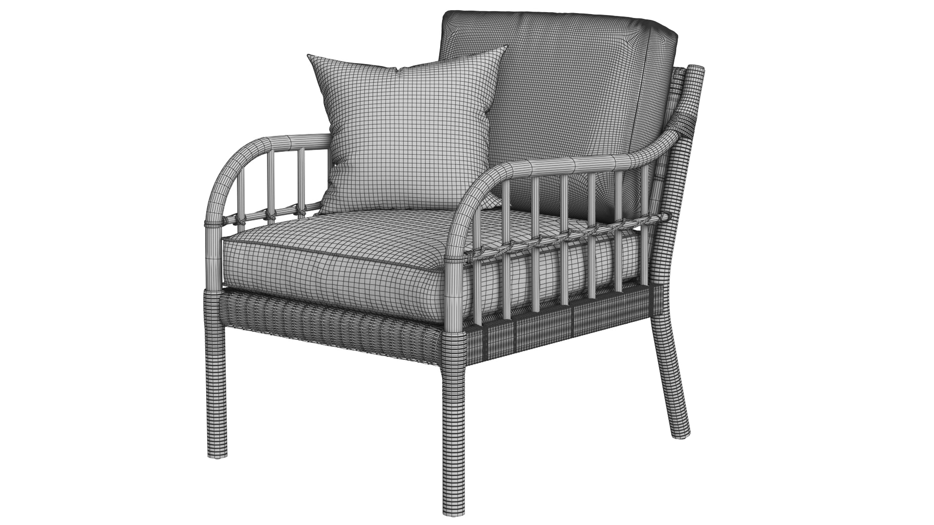 IKEA Holmsta Armchair 3D Model — FaceQuad