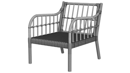 IKEA Holmsta Armchair 3D Model