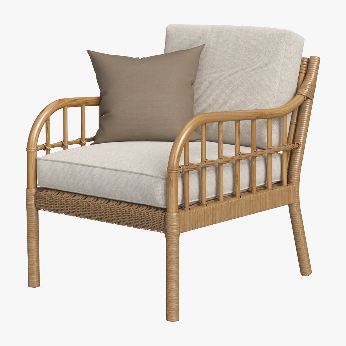 IKEA Holmsta Armchair 3D Model — FaceQuad