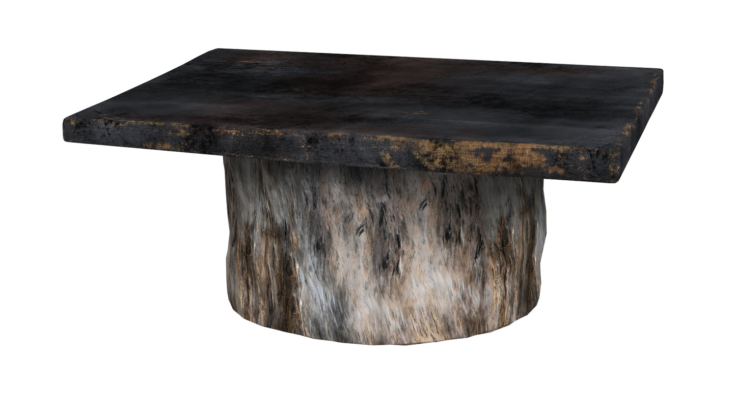 Japanese Antique Low Table 3D Model