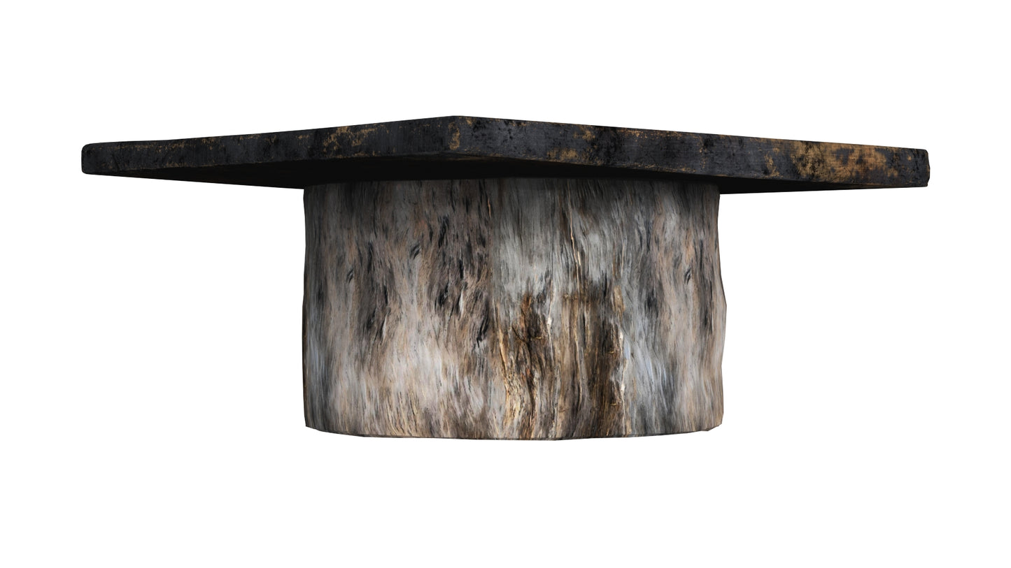 Japanese Antique Low Table 3D Model