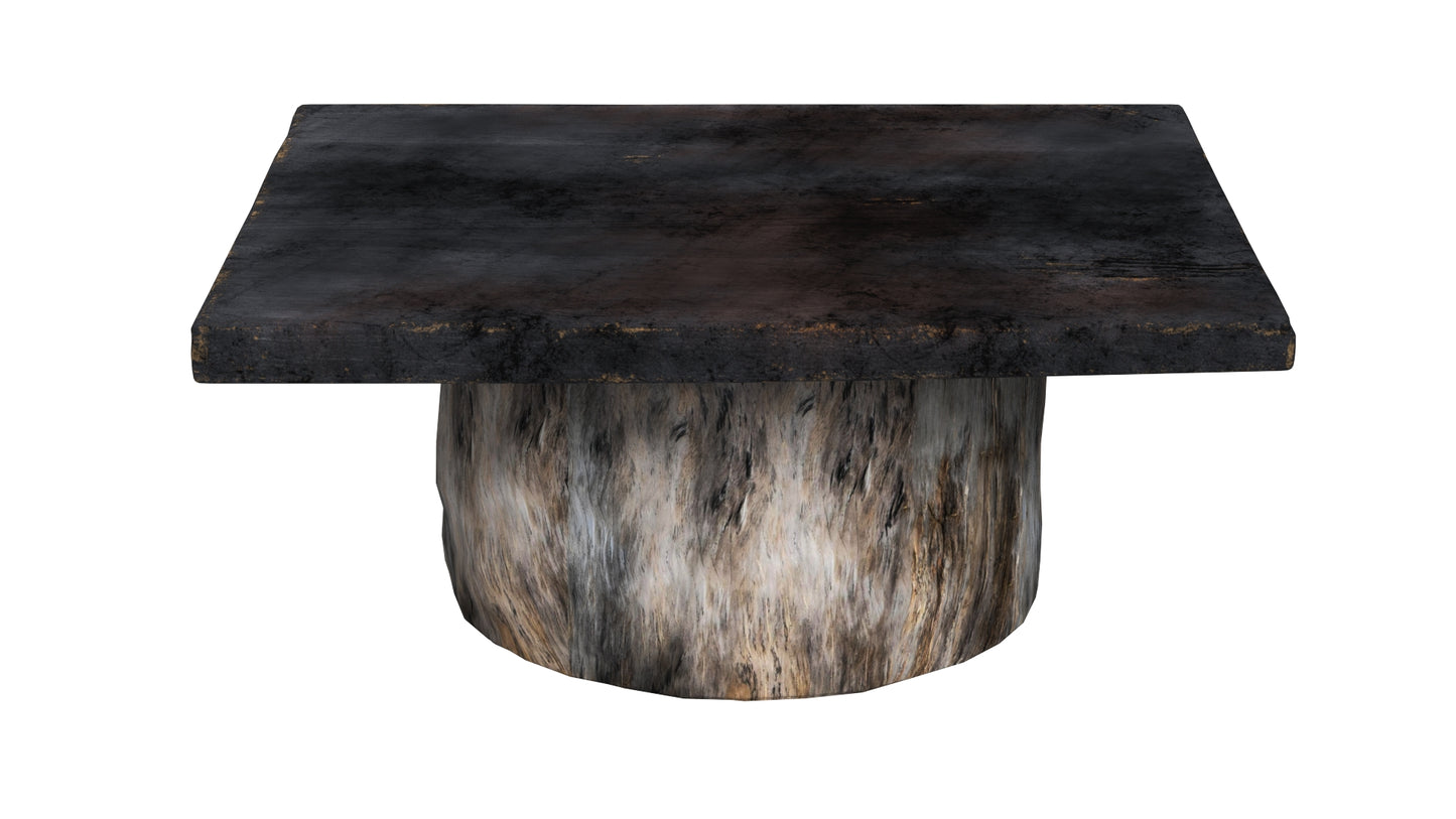 Japanese Antique Low Table 3D Model