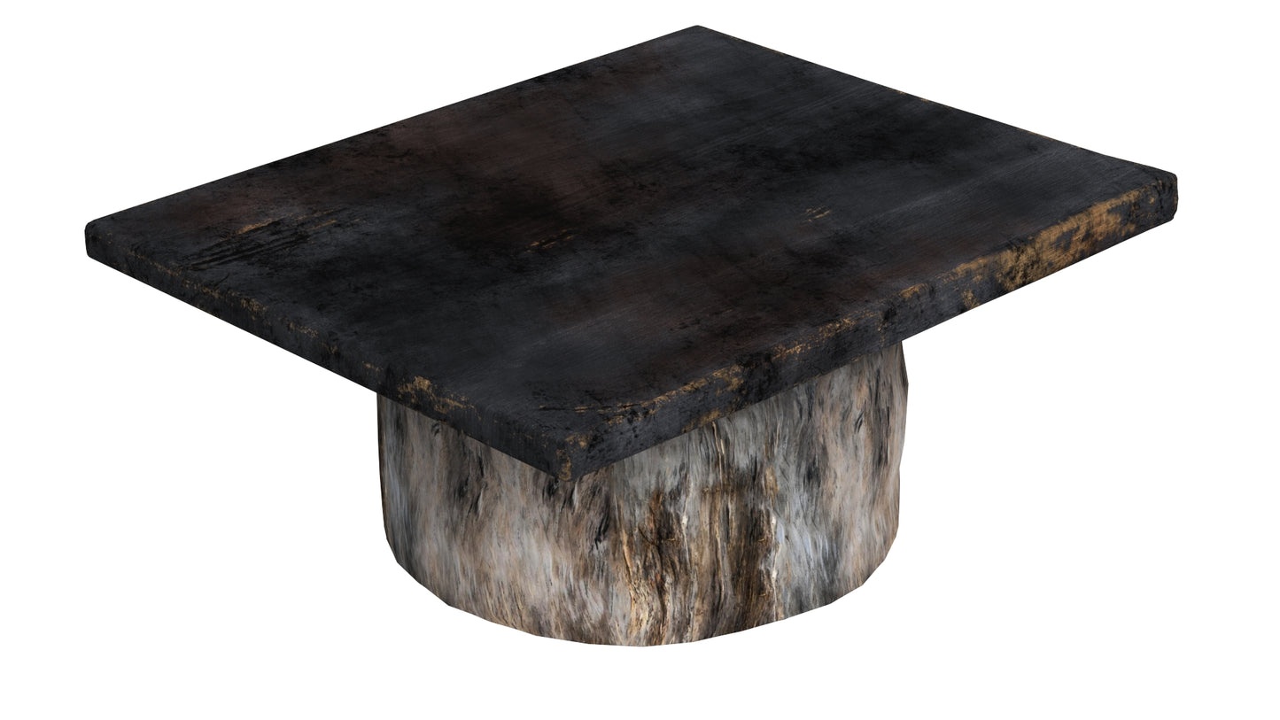 Japanese Antique Low Table 3D Model