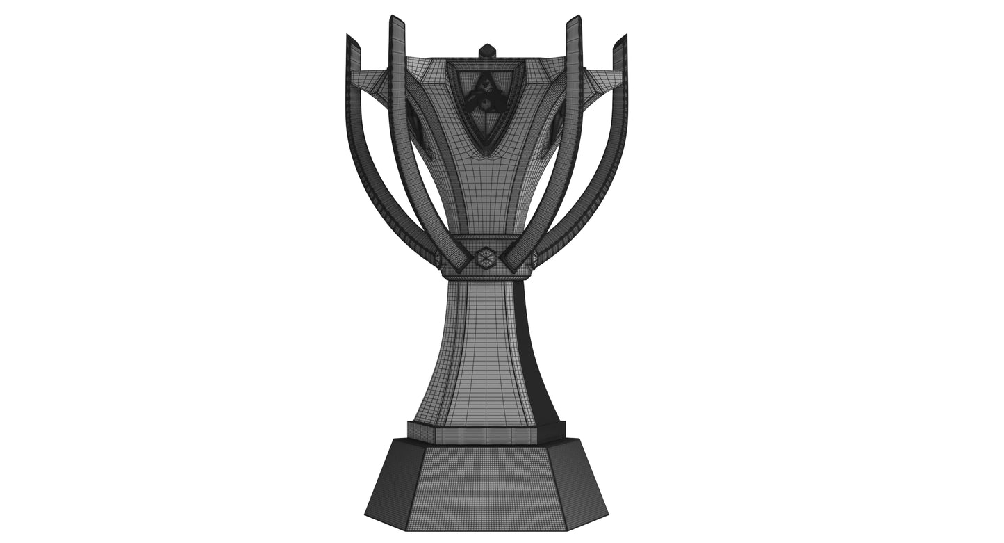 League of Legends World Championship Summoner's Cup Trophy 3D Model