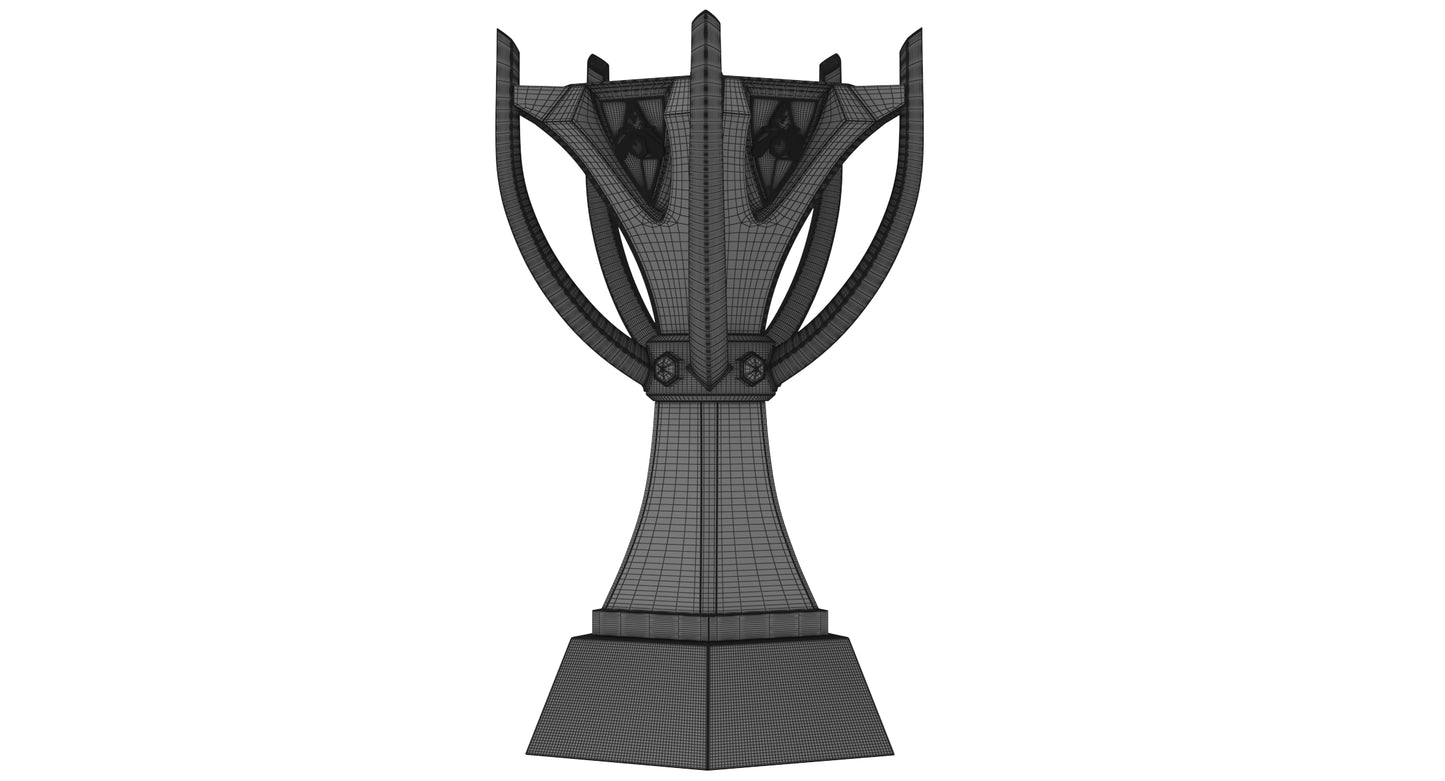 League of Legends World Championship Summoner's Cup Trophy 3D Model