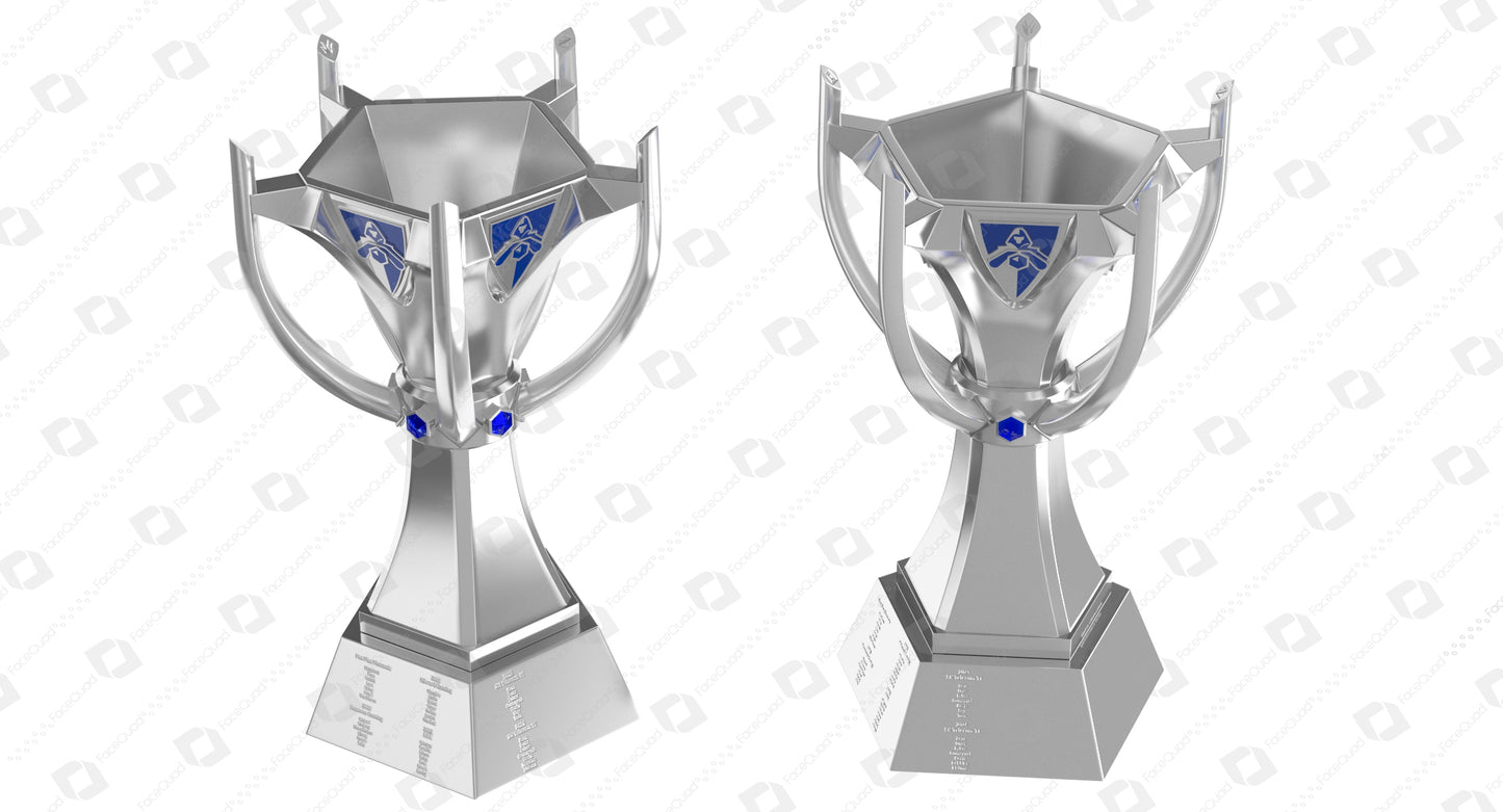 League of Legends World Championship Summoner's Cup Trophy 3D Model