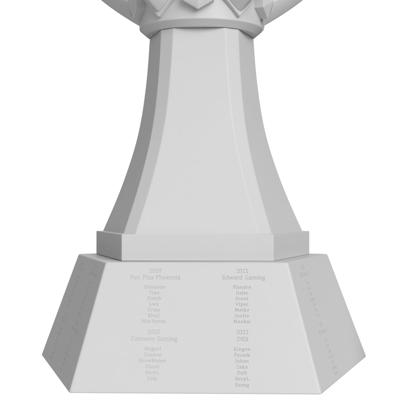 League of Legends Summoner's Cup Trophy 3D Print Model