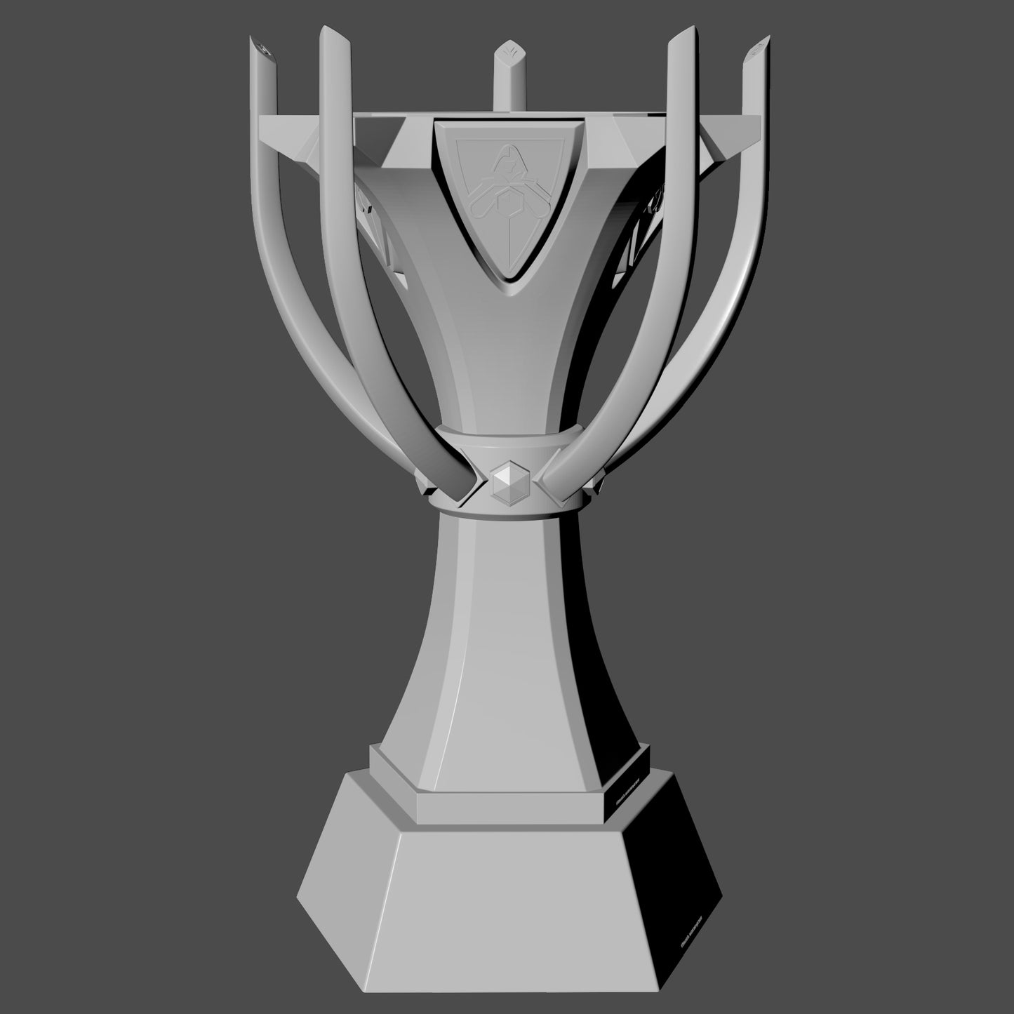 League of Legends Summoner's Cup Trophy 3D Print Model