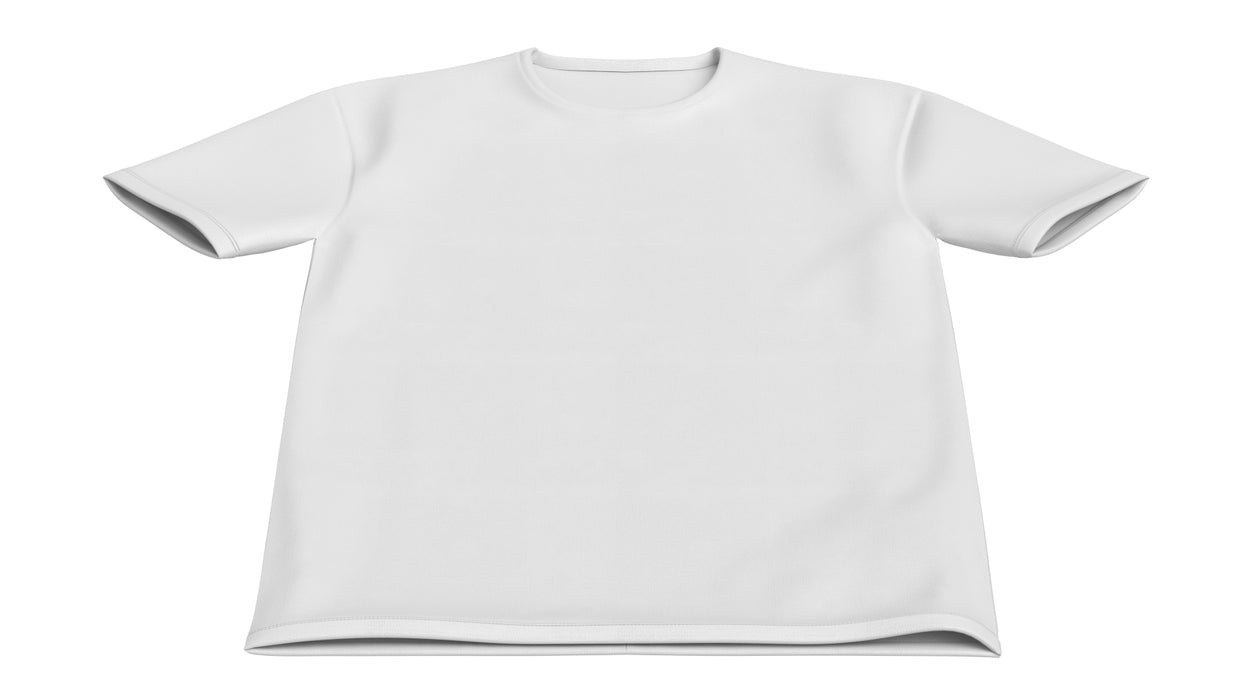 Crew Neck T-Shirt Flat Lay For Men 3D Model