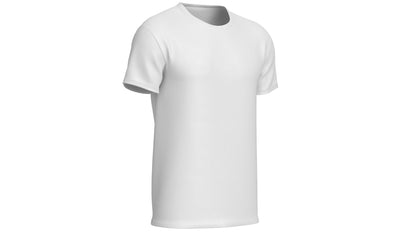 Crew Neck T-Shirt Worn For Men 3D Model