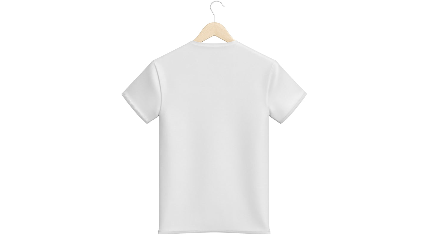 Crew Neck T-Shirt Hanging on Hanger For Men 3D Model