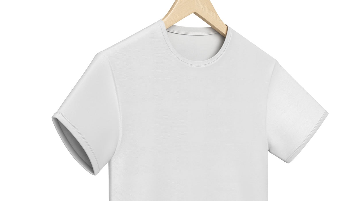 Crew Neck T-Shirt Hanging on Hanger For Men 3D Model