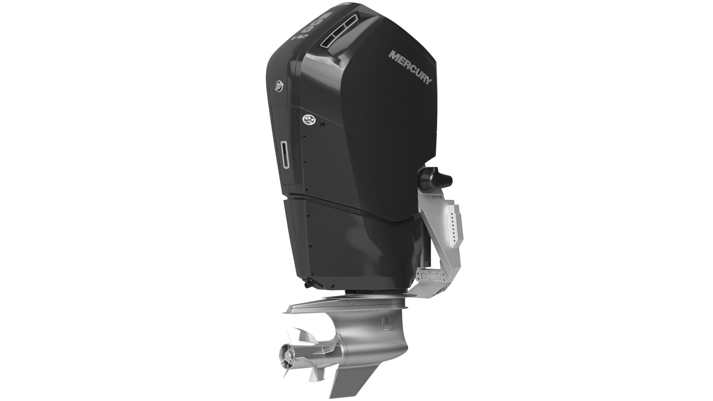 Mercury Verado V12 600HP Outboard Motor 3D Model