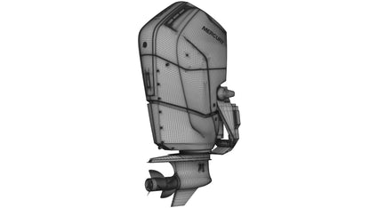 Mercury Verado V12 600HP Outboard Motor 3D Model