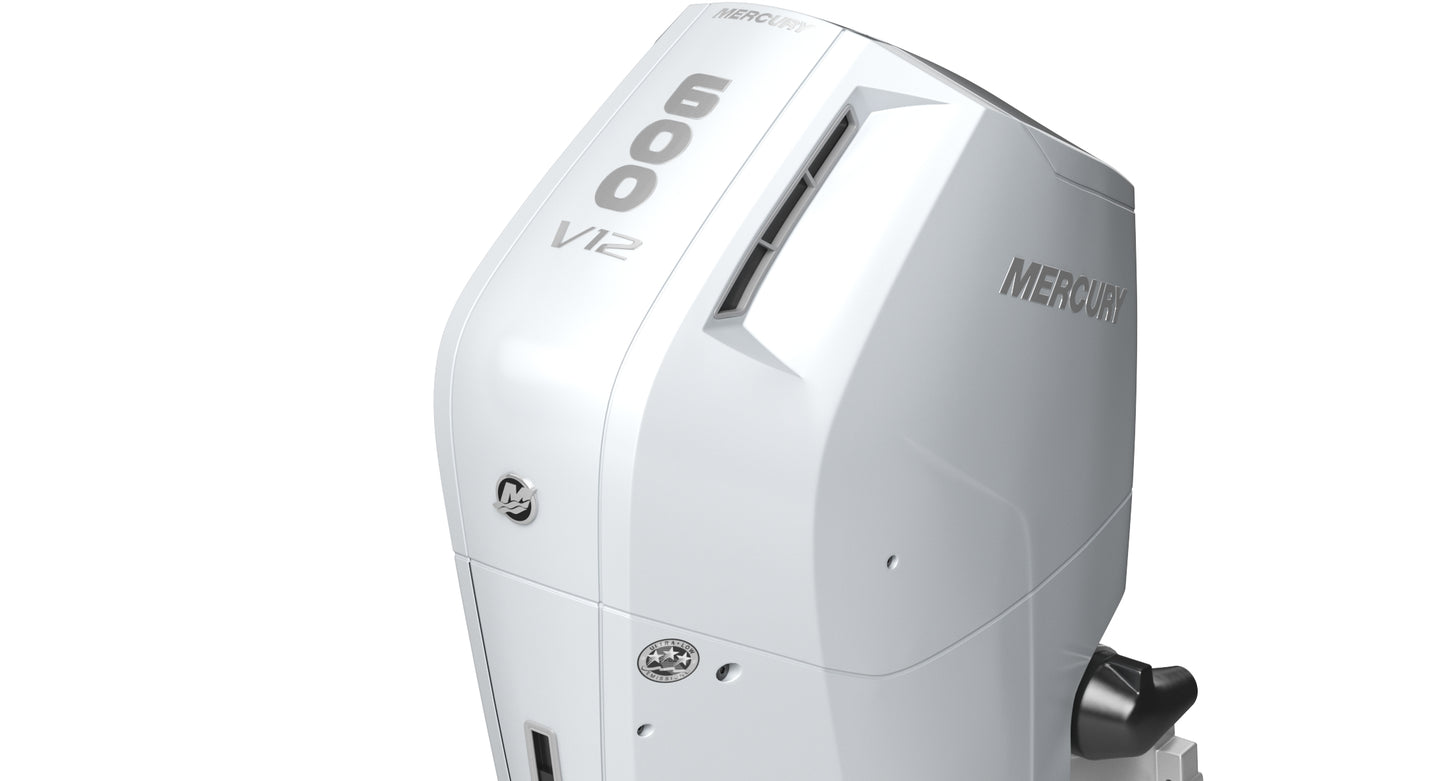 Mercury Verado V12 600HP Outboard Motor 3D Model