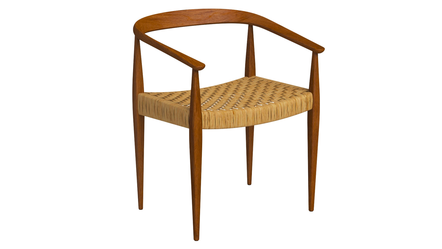 Nanna Ditzel Danish Armchair Model 113 3D Model