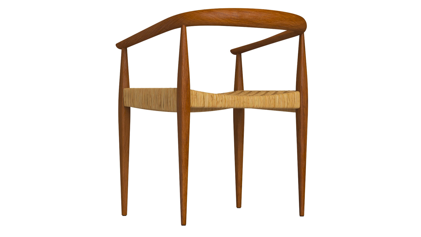 Nanna Ditzel Danish Armchair Model 113 3D Model