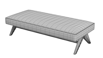 Pierre Jeanneret Daybed 3D Model