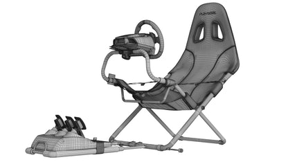 Playseat Challenge Black ActiFit Racing Simulator Seat 3D Model