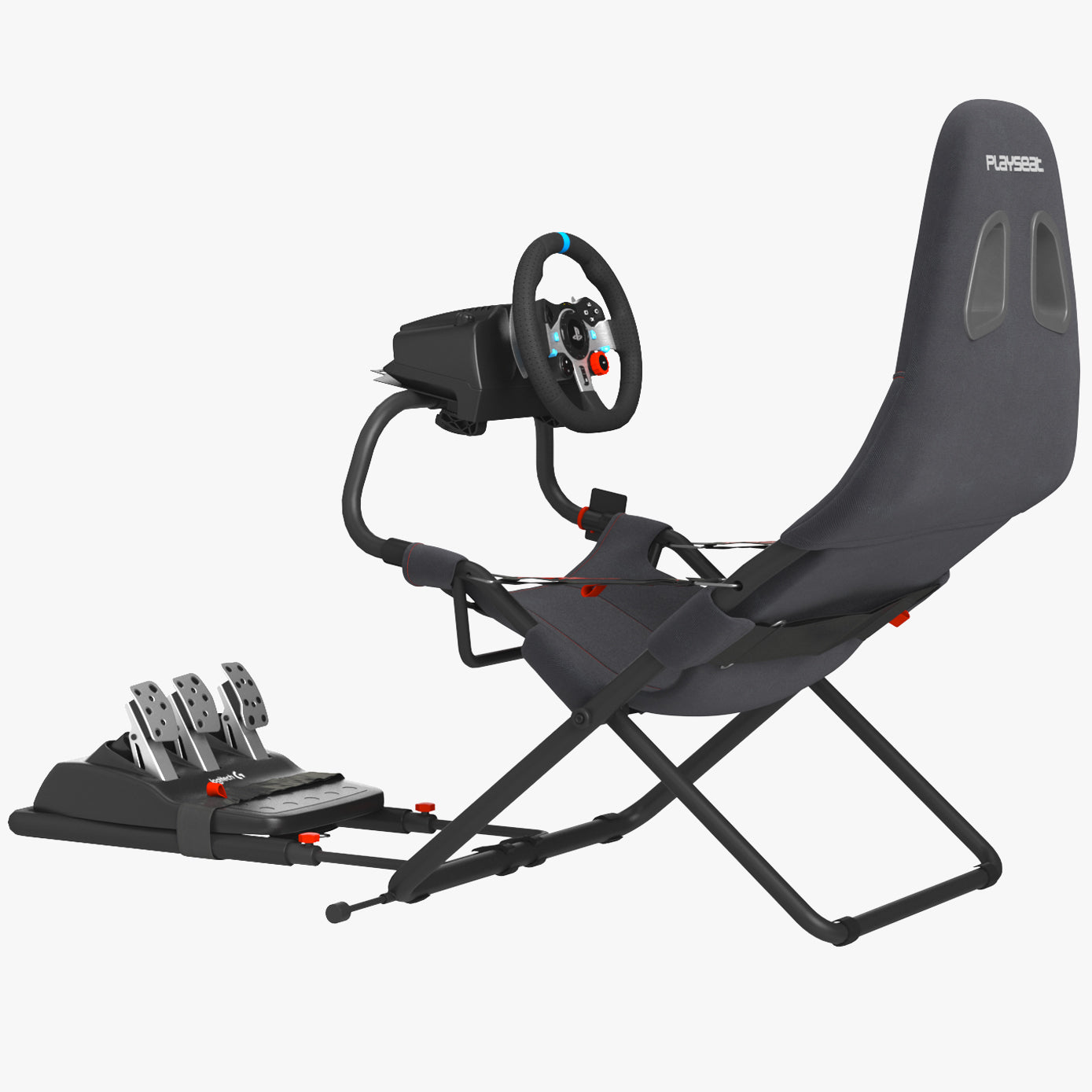 Playseat Challenge Black ActiFit Racing Simulator Seat 3D Model