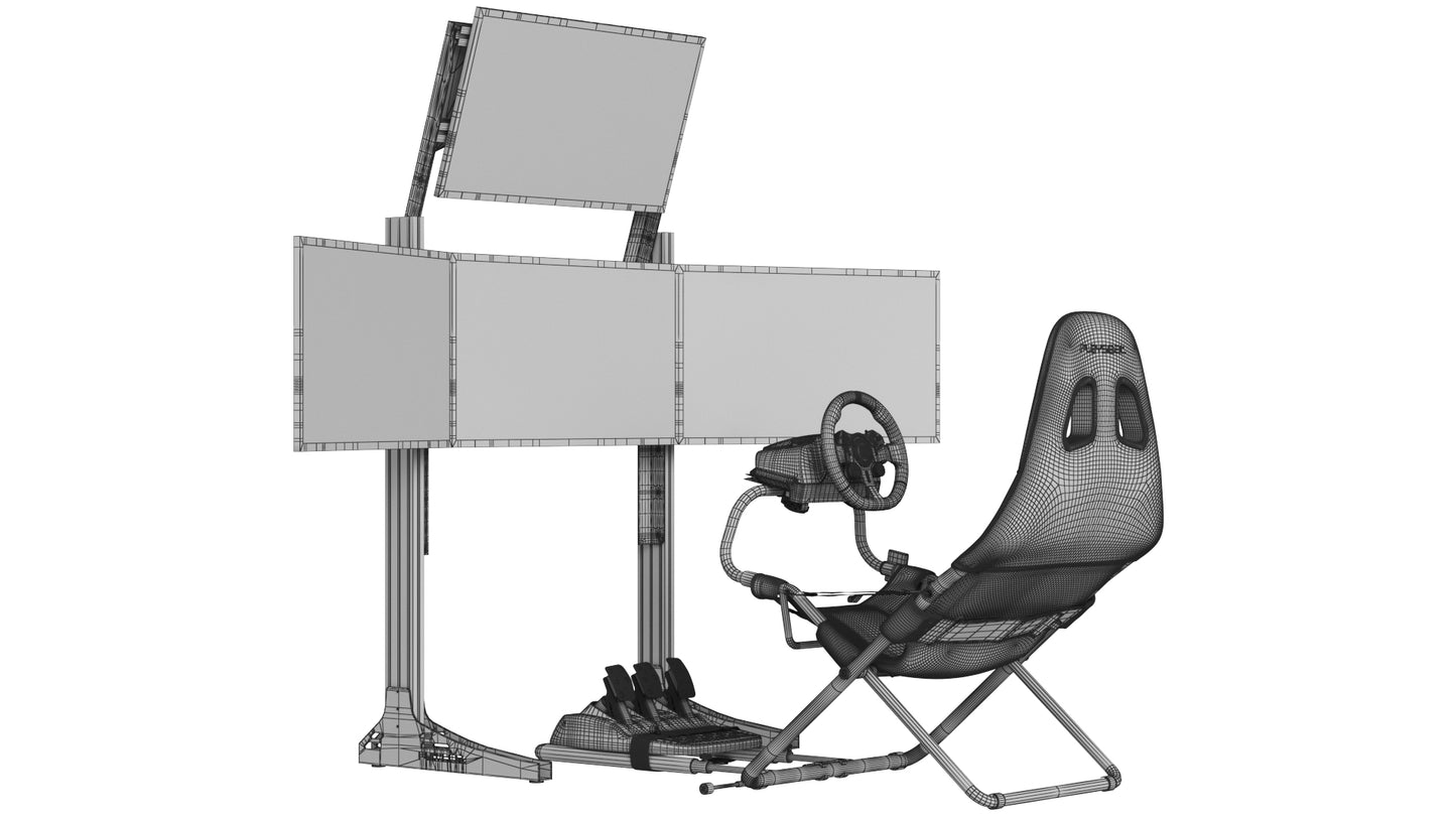 Playseat Challenge ActiFit - TV Stand XL Multi Racing Simulator Seat 3D Model