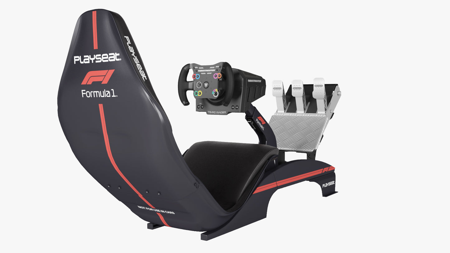 Playseat F1 Racing Simulator Seat with 3 Monitors