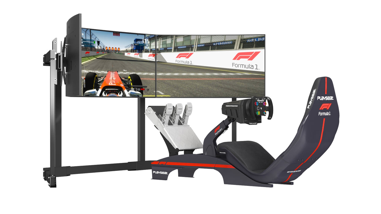 Playseat F1 Racing Simulator Seat with 3 Monitors