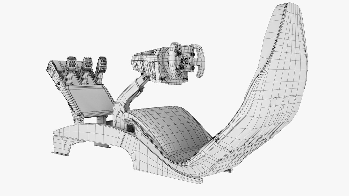 Playseat F1 Racing Simulator Seat with 3 Monitors