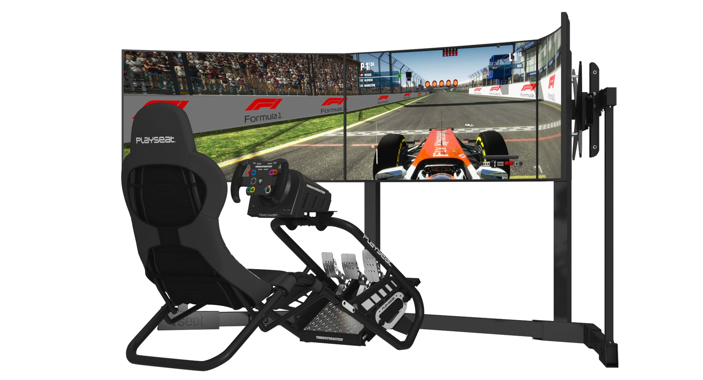 Playseat Trophy - Sim Racing Seat with 3 Monitors 3D Model