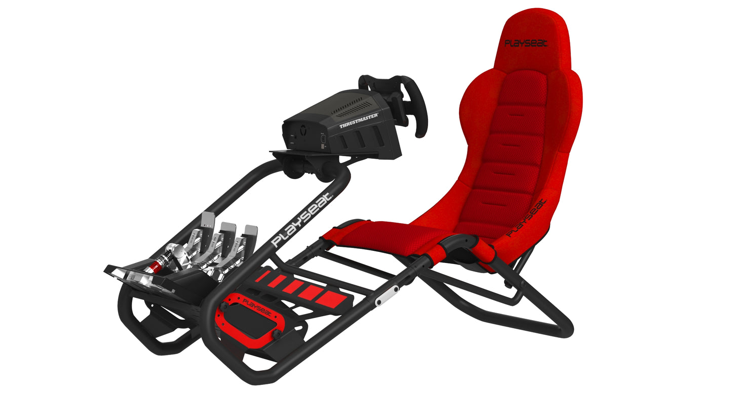 Playseat Trophy Red - Sim Racing Seat with 3 Monitors 3D Model