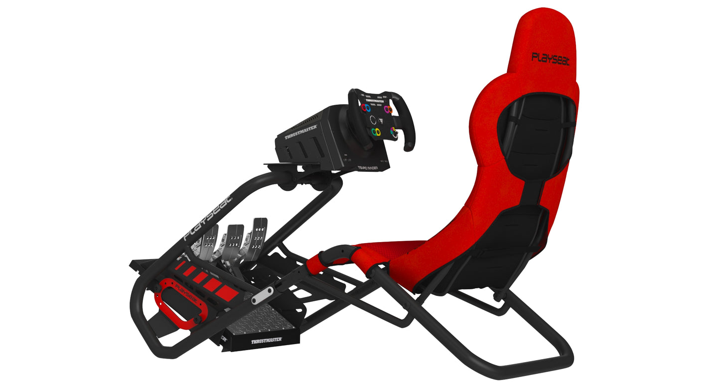 Playseat Trophy Red - Sim Racing Seat with 3 Monitors 3D Model