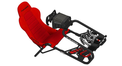 Playseat Trophy Red - Sim Racing Seat with 3 Monitors 3D Model