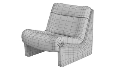 Poltrona Pampulha Lounge Chair 3D Model